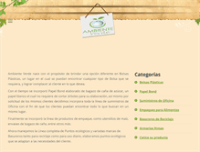 Tablet Screenshot of ambienteverdecr.com